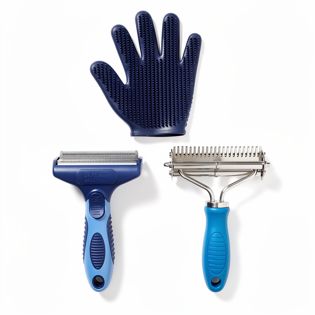 PawMate Complete Grooming Bundle — Brush, Rake and Grooming Glove set