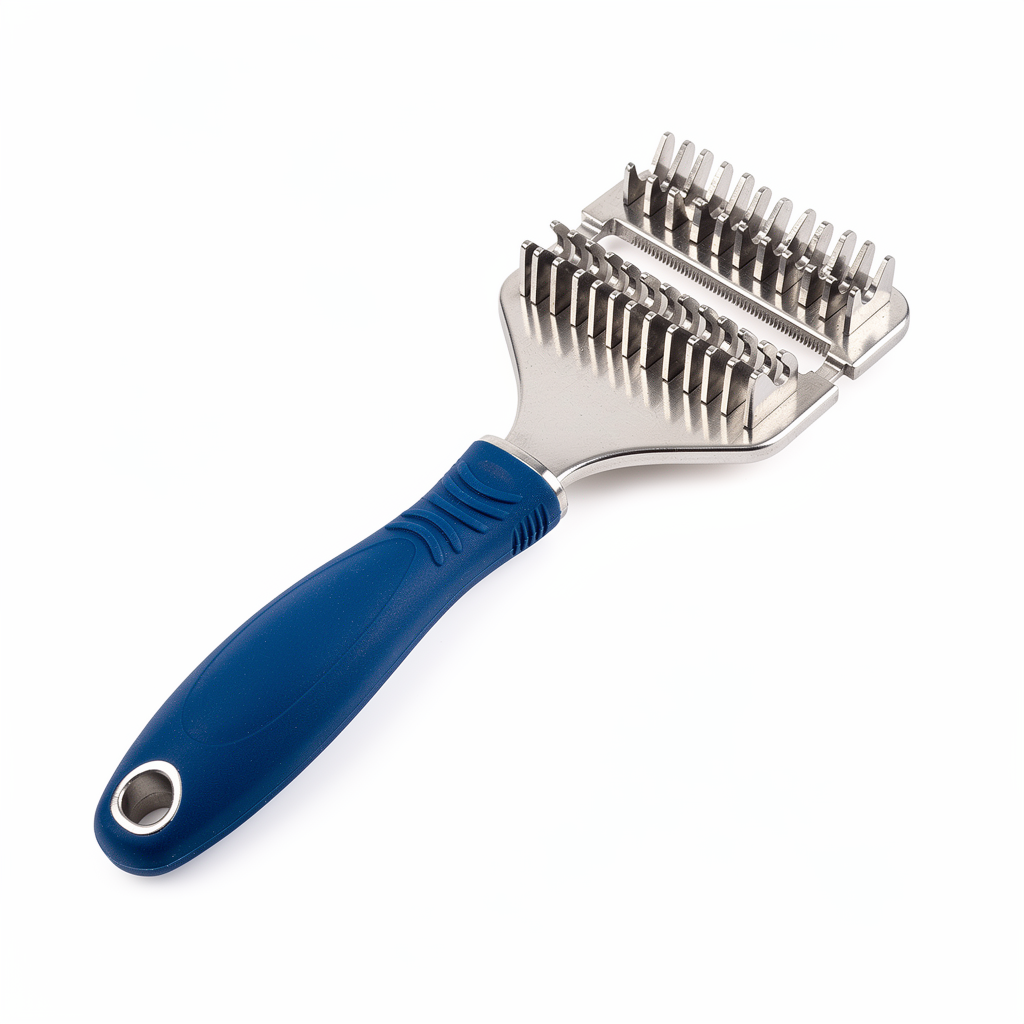 ProGroom Dematting Rake — Double-Sided Stainless Steel